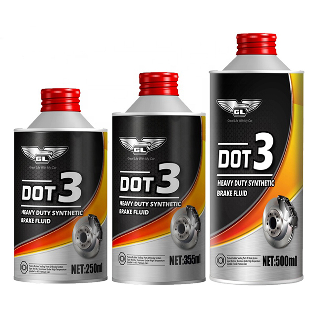 Wholesale Eco-friendly Synthetic Lubricant Oil Brake Fluid Dot 3